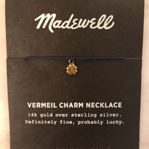 Madewell Jewelry - Madewell Vermeil Charm Necklace